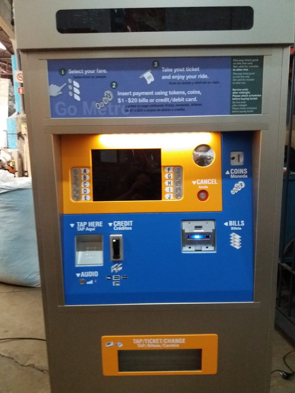 expendedor billetes metro-tren ingles (150eu.) 1u